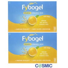 Image of 2 X Fybogel Orange Ispaghula Husk Natural Fibre Drink 30 Sachets