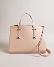 Image of New with Tags Ted Baker JUDIITH Large Taupe Leather Bow Tote Bag Handbag RRP£199