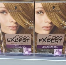 Image of 2 x Schwarzkopf Color Expert Suprême-Care Colour Cream 7-0 Dark Blonde New
