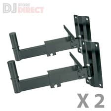Image of PA Speaker Wall Bracket HEAVY DUTY adjustable Mount MAX LOAD 40KG Each