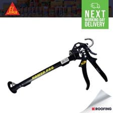 Image of Everbuild SGNEWPOWER power pro silicone mastic sealant gun for 310ml 400ml sizes