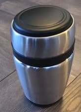 Image of Thermos 080966 400ml Double Wall Food Flask - Stainless Steel