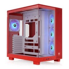 Image of Thermaltake View 380 XL TG ARGB Chassis, Flaming Orange, Mid Tower, 4x 120mm ARG