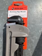 Image of Set of 2 - Dickie Dyer High-grade Aluminium Pipe Wrench 250mm / 10"