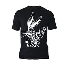 Image of Looney Tunes Bugs Bunny Line Dollar Retro Classic Cartoon Official Mens T-Shirt