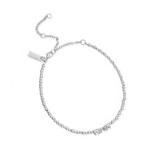 Image of ChloBo Mini Lucky Elephants Anklet Silver Finish