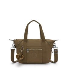 Image of Kipling Medium Handbag ART MINI Shoulder Bag in SMOOTH KHAKI SS2026 RRP £88