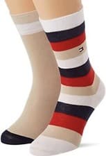Image of Kids Designer Tommy Hilfiger Sock High 2Pack Flag White