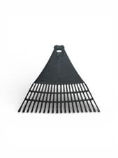 Image of 20 TINES PLASTIC GARDEN RAKE LEAF RAKE HEAD LAWN GRASS