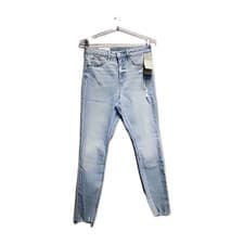 Image of Denim By H&M Skinny Jeans High Rise Curvy Jeggings Women's Sz 6 Stretch Raw Hem