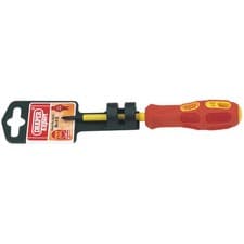Image of Draper 69221 VDE Approved Fully Insulated Cross Slot Screwdriver No.0 x 60mm