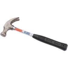 Image of Draper Claw Hammer 225g 8oz Steel Shaft Shock Absorbing PVC Grip 19249