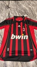 Image of Retro AC Milan 2006-07 Football Home Shirt Size M