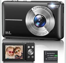 Image of Digital Camera 1080P, 44MP FHD Compact Digital Camera, 16X Digital Zoom Portable