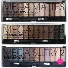 Image of TECHNIC 12 Colour Mega Nudes Matte Sultry Longwear Eyeshadow Palette *CHOOSE*
