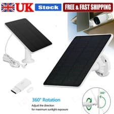 Image of Solar Panel Charger for Arlo XL Camera Ultra Security Camera 360°Adjustable
