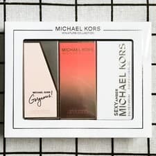 Image of Michael Kors Miniature Gift Set 3 x Mini EDP Eau De Parfum Gorgeous! Wonderlust