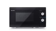 Image of SHARP YC MS01U B Compact 20 Litre 800W Manual control Microwave 5 power levels