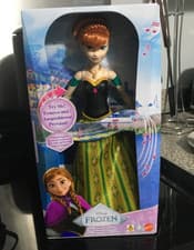 Image of Disney Frozen Singing Anna Doll Sings For the First Time in Forever Song
