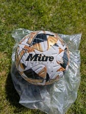 Image of Mitre Ultimax Pro NEW Match Football. FIFA Quality Pro. Size 5.