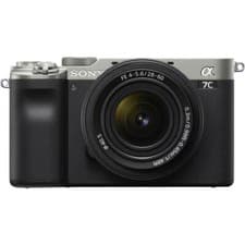 Image of Sony A7C with 28-60mm lens - Silver - 1 Year Warranty - FREE UK Delivery