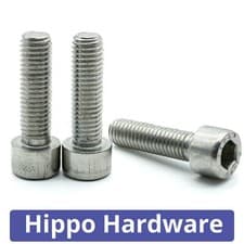 Image of M1.6 M2 M2.5 M3 A2 Stainless Steel Allen Bolts Socket Cap Screws Hex Head DIN912
