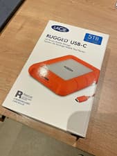 Image of LaCie Rugged Mini 5TB Portable External Hard Drive OPENED Never Used