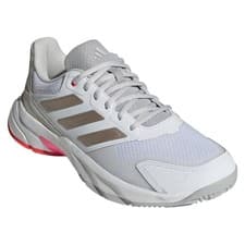 Image of adidas WOMEN'S COURTJAM CONTROL 3 TENNIS SHOES SNEAKERS TRAINERS WHITE PADEL NEW
