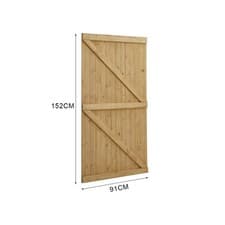 Image of Privacy Wooden Garden Gate Pedestrian Fence Gate Yard Porch With Fittings Latch