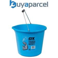 Image of OX Pro Tough 15L Blue Bucket UKs Toughest Bucket Will not Crack or Split P112315