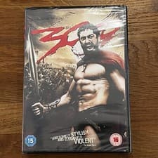 Image of 300 DVD Gerard Butler (UN-OPENED) DVD 2006 NO RETURNS HM3