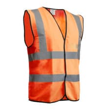 Image of Hi Viz Vest High Vis Safety | YELLOW ORANGE | EN471 Waistcoat Visibility Jacket