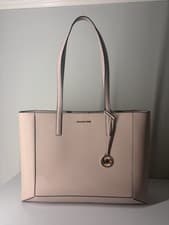 Image of MICHAEL KORS BRAND NEW Sallie Large Saffiano Leather Tote Bag Soft Pink