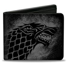 Image of Bi-Fold Wallet Game of Thrones House Stark Sigil + WINTER IS COMING (US IMPORT)