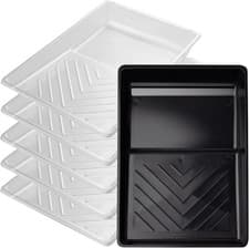 Image of Paint Tray, 6 Inches Plastic Paint Tray with 5 Pcs Paint Pan Liners,