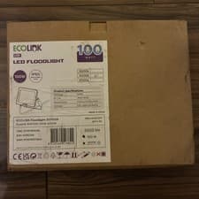 Image of 100W EcoLink LED Floodlight, 4000K, 9500lm, IP65, Black - ECOFL100-4K