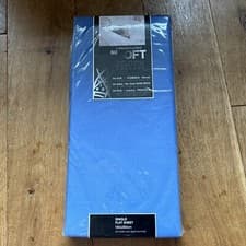 Image of Single Flat Bed Sheet Catherine Lansfield - Blue - New
