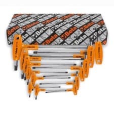 Image of Beta 97TTX/S11 11 Piece T-Handled Torx Offset Key Wrench Set T8-T50 TX Star