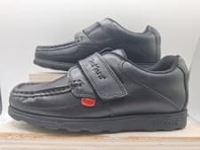 Image of Kickers Boys Fragma Single Strap School Shoe Uk 2 Brand New Az73