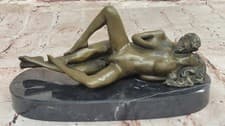 Image of NEW Bronze Sculpture Nude Art Sex Statue,Female Sexual Erotic Quality Gift Sale
