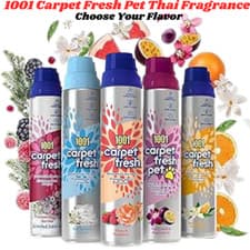 Image of 1001 Carpet Fresh Pet Fruit Freshening Fragrance Odour Remover Quick drying Spra