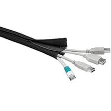 Image of  Cable Network Management Spine Sleeves for Wires Cord Organizer Wrap Cover