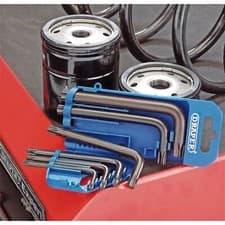 Image of Draper 7 Piece Torx / TX - STAR keys: T10, T15, T20, T25, T27, T30, T40