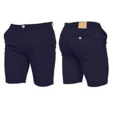 Image of CROSSHATCH Chino Shorts Mens Stretch Slim Fit Half Pants Casual Beach Summer