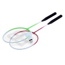 Image of Baseline Badminton Racket Set Racquets and Shuttlecocks 2 Player with Net and