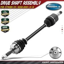 Image of Drive Shaft Front Left for Citroen C3 I 2002-2010 1.4 1.6 VKJC5126 9641777180