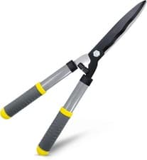 Image of Colwelt Hedge Shears 53cm, Carbon Steel Blades, Ergonomic Grip - Garden Clippers