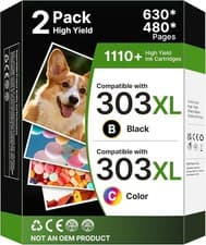 Image of 303XL Ink Cartridges Multipack High Yield Replacement for HP 303 XL Ink