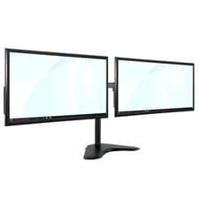 Image of DUAL SCREEN MONITOR MOUNT - 2 Computer Stand 13-32" Twin Double Computer Display