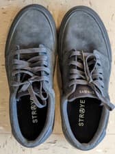Image of Rare Straye footwear Fairfax Carbon Suede Skateboarding Men's Size 8.5 shoes
